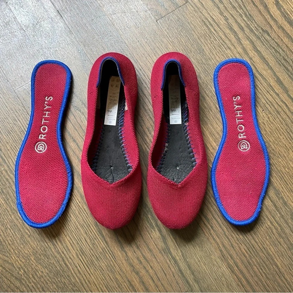 Rothy’s “The Flat” Scooter Red size 6 - Picture 2 of 11